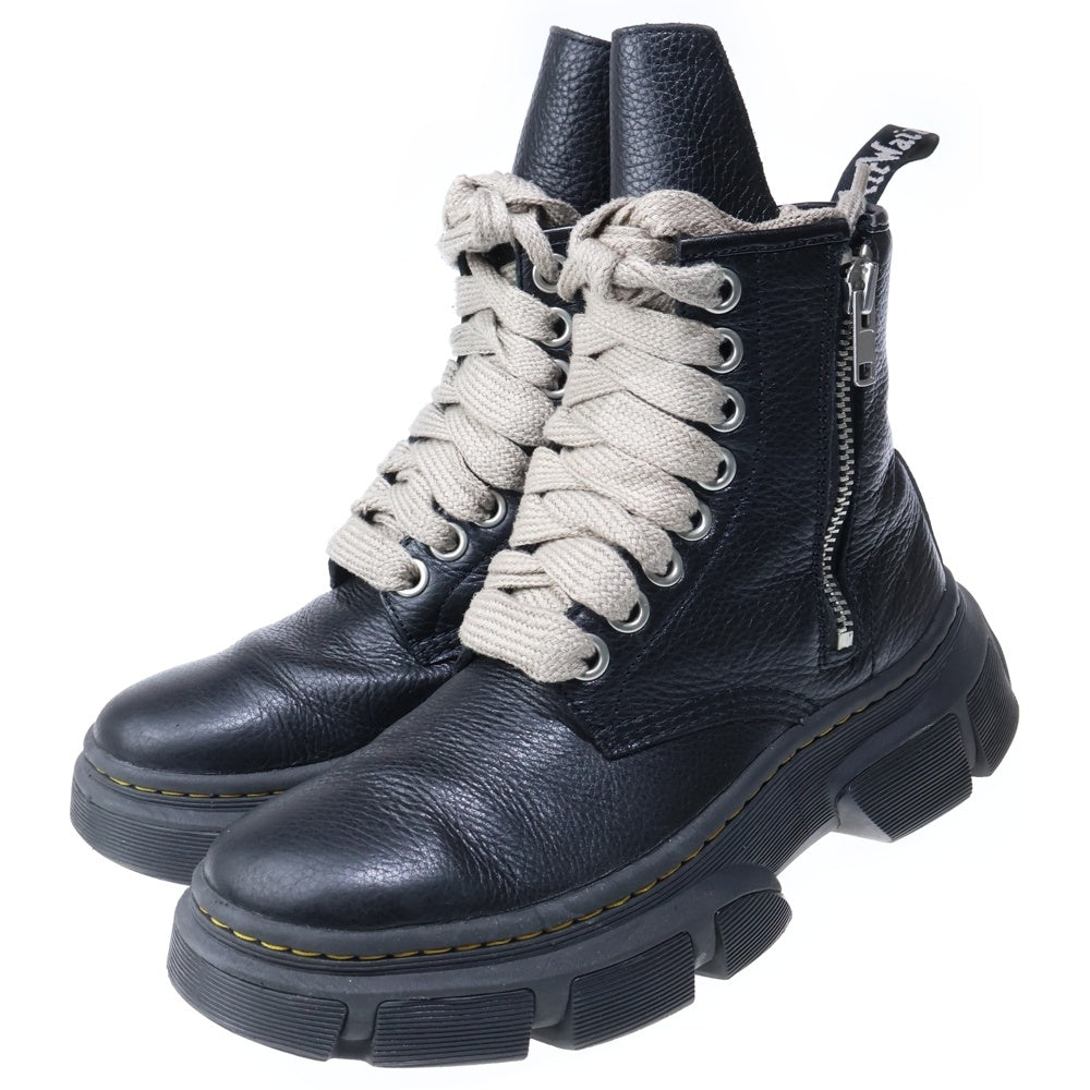 Rick Owens(リックオウエンス) ×Dr.Martens 1460 Quad Sole Megalace Boot ドクターマーチン 1460 クアッド ソール メガ レースハイカットブーツ ブラック 31755001