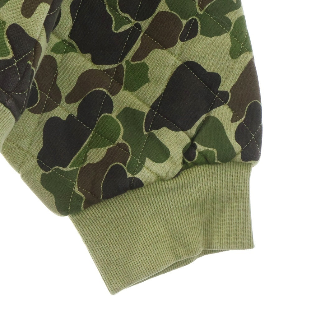 CARHARTT(カーハート) HOODED VISTA QUILTED SWEAT カモ柄 中綿キルティング フーデッドジャケット I035665 カーキ