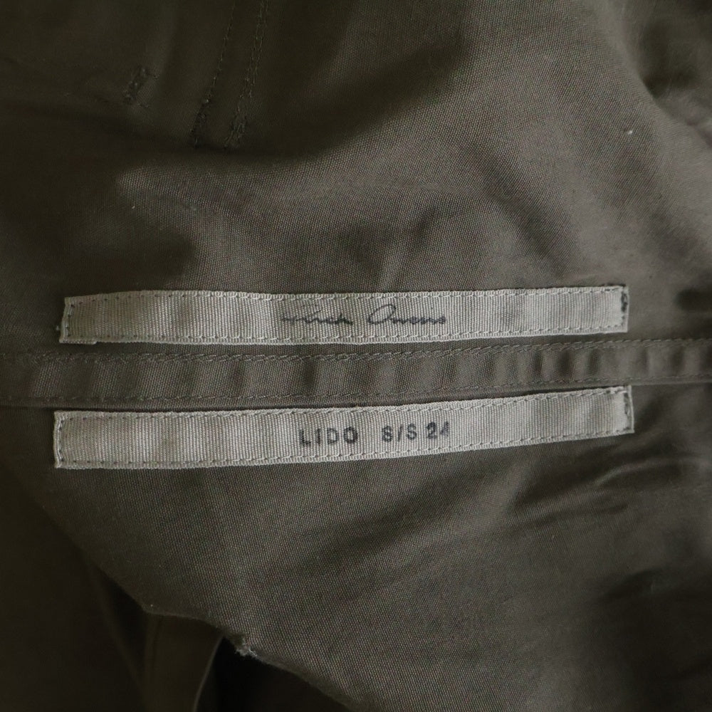 Rick Owens(リックオウエンス) 24SS WIDE BELA PANTS ワイドベラパンツ ブラウン RU01D3366