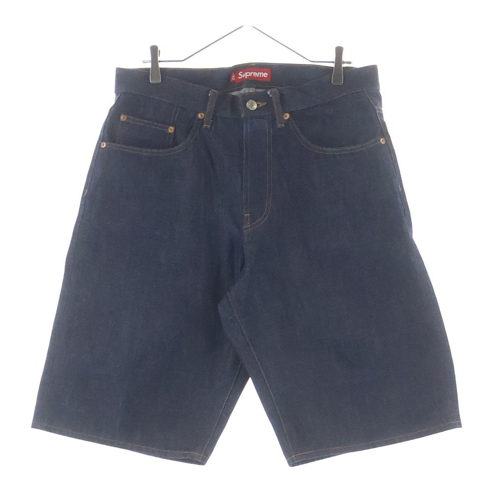 SUPREME(シュプリーム) Rigid Baggy Selvedge Denim Short リジッド バギー セルビッジ デニム ショート ハーフパンツ インディゴ