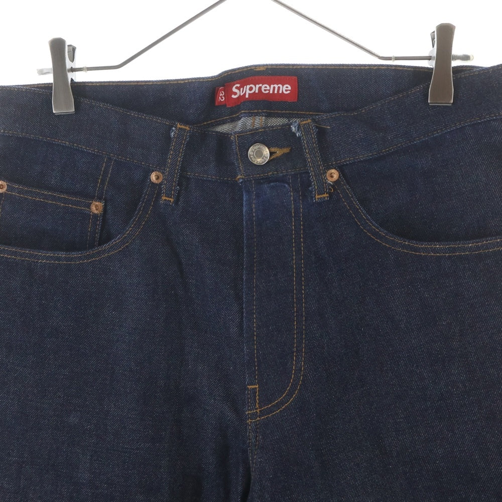 SUPREME(シュプリーム) Rigid Baggy Selvedge Denim Short リジッド バギー セルビッジ デニム ショート ハーフパンツ インディゴ