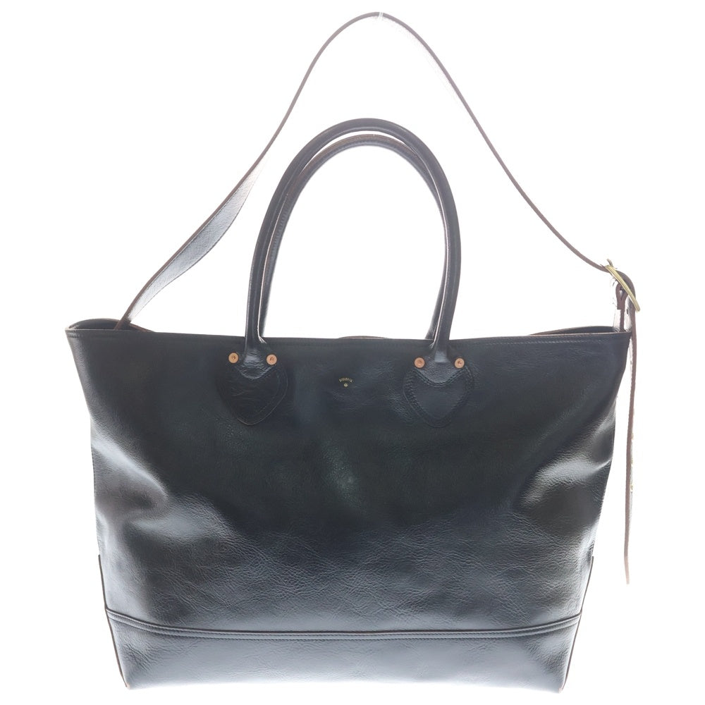 SUGARHILL(シュガーヒル) LEATHER TOTE BAG レザー トートバッグ ショルダーバッグ ブラック レディース