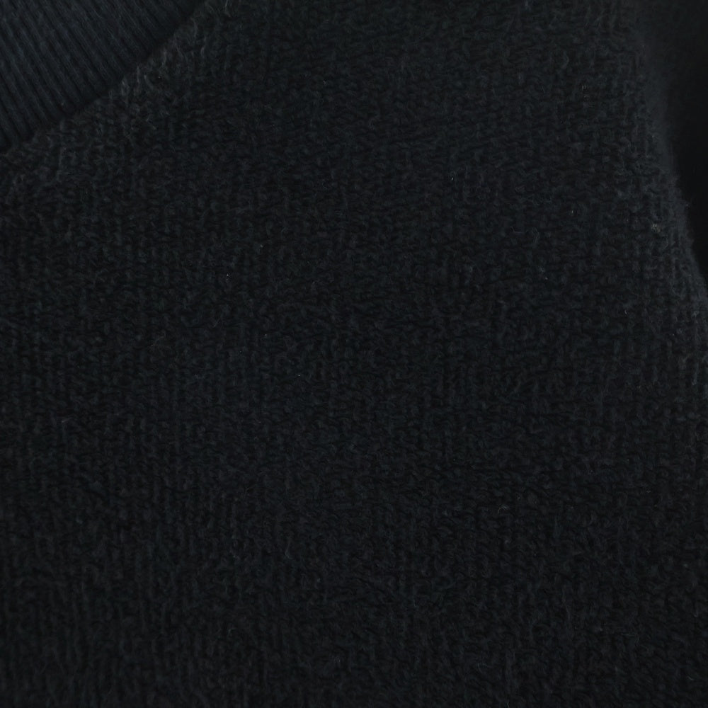 cvtvlist(カタリスト) Inside Out Embroidered S/S Sweatshirts インサイドアウトエンブロイデッドショートスリーブスウェットシャツ ロゴ刺繍半袖スウェット 2401050301 ブラック