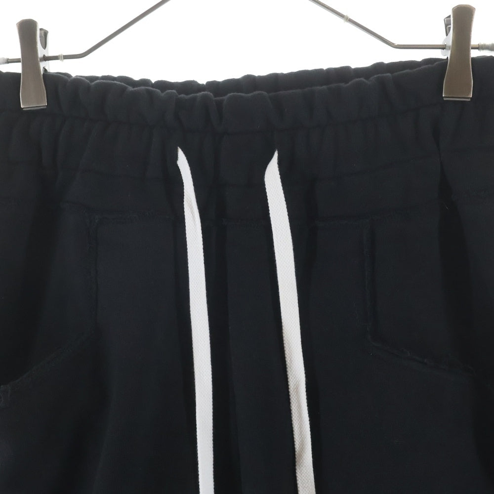 cvtvlist(カタリスト) Vertical Logo Sweatpants バーティカルロゴスウェットパンツ ロゴ刺繍サルエルパンツ 2401010401 ブラック