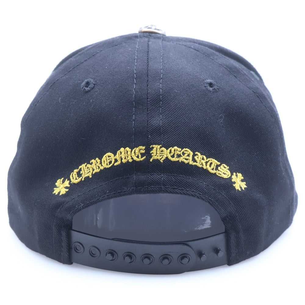 CHROME HEARTS(クロムハーツ) CH HAT CH刺繍ベースボールキャップ 帽子 ブラック/イエロー