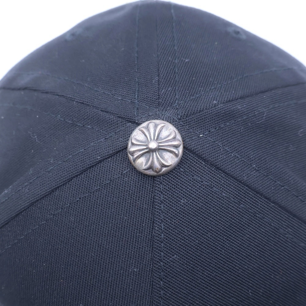 CHROME HEARTS(クロムハーツ) CH HAT CH刺繍ベースボールキャップ 帽子 ブラック/イエロー