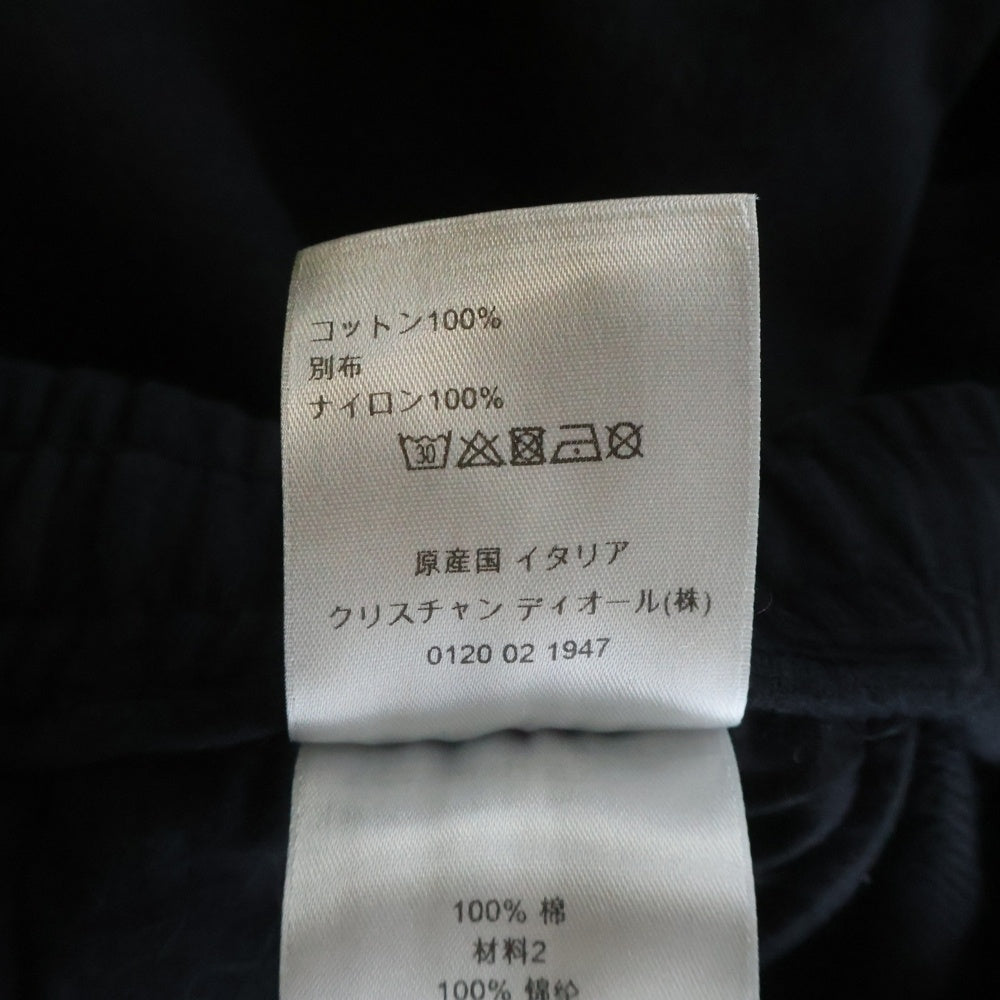 Christian Dior(クリスチャンディオール) 18AW BEE 刺繍アトリエ ロゴテープ スウェットパンツ ブラック 833J120B0500