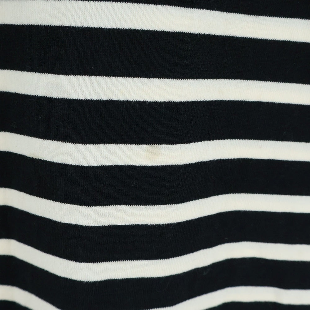 kolor(カラー) BEACON ビーコン ボーダー モックネック 長袖Tシャツ カットソー 20WBM-T07238 ブラック