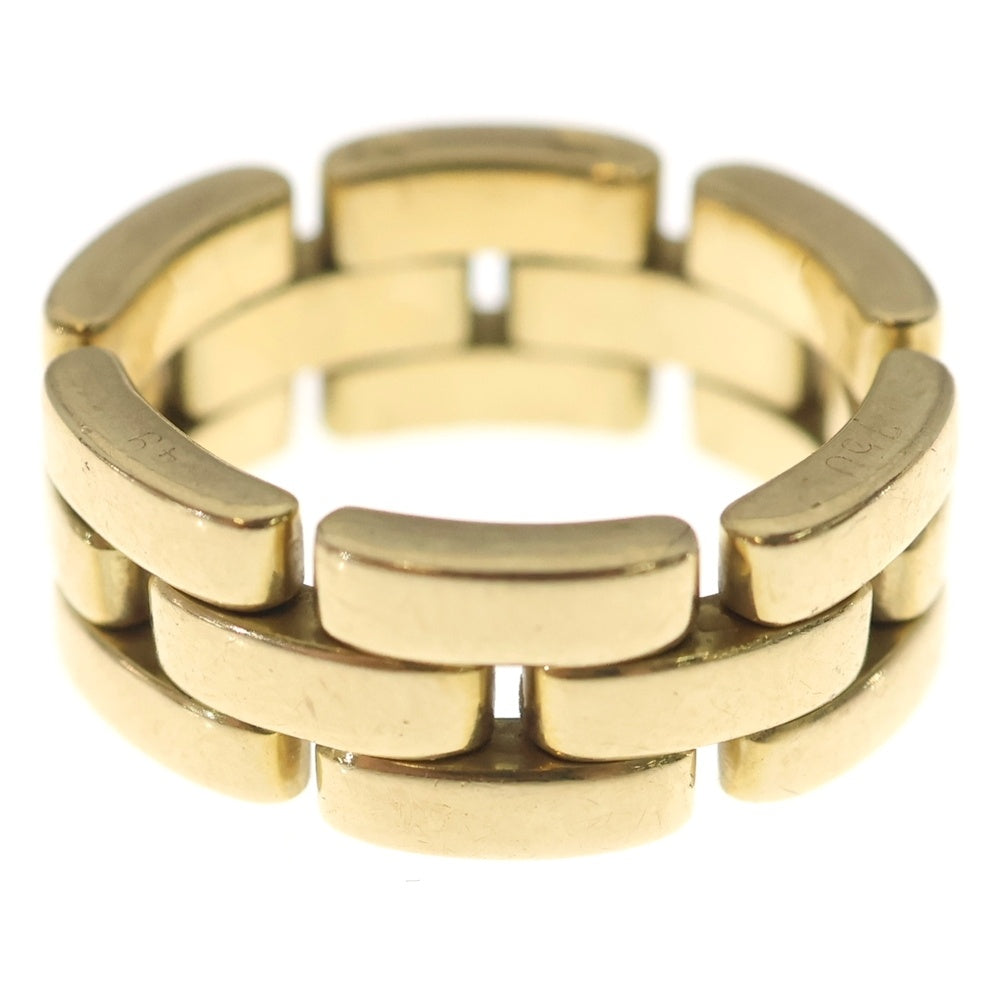 Cartier(カルティエ) Maillon Panth?re Ring Triple Row マイヨンパンテールリング トリプルロウ 3連 Au750 #49 イエローゴールド レディース