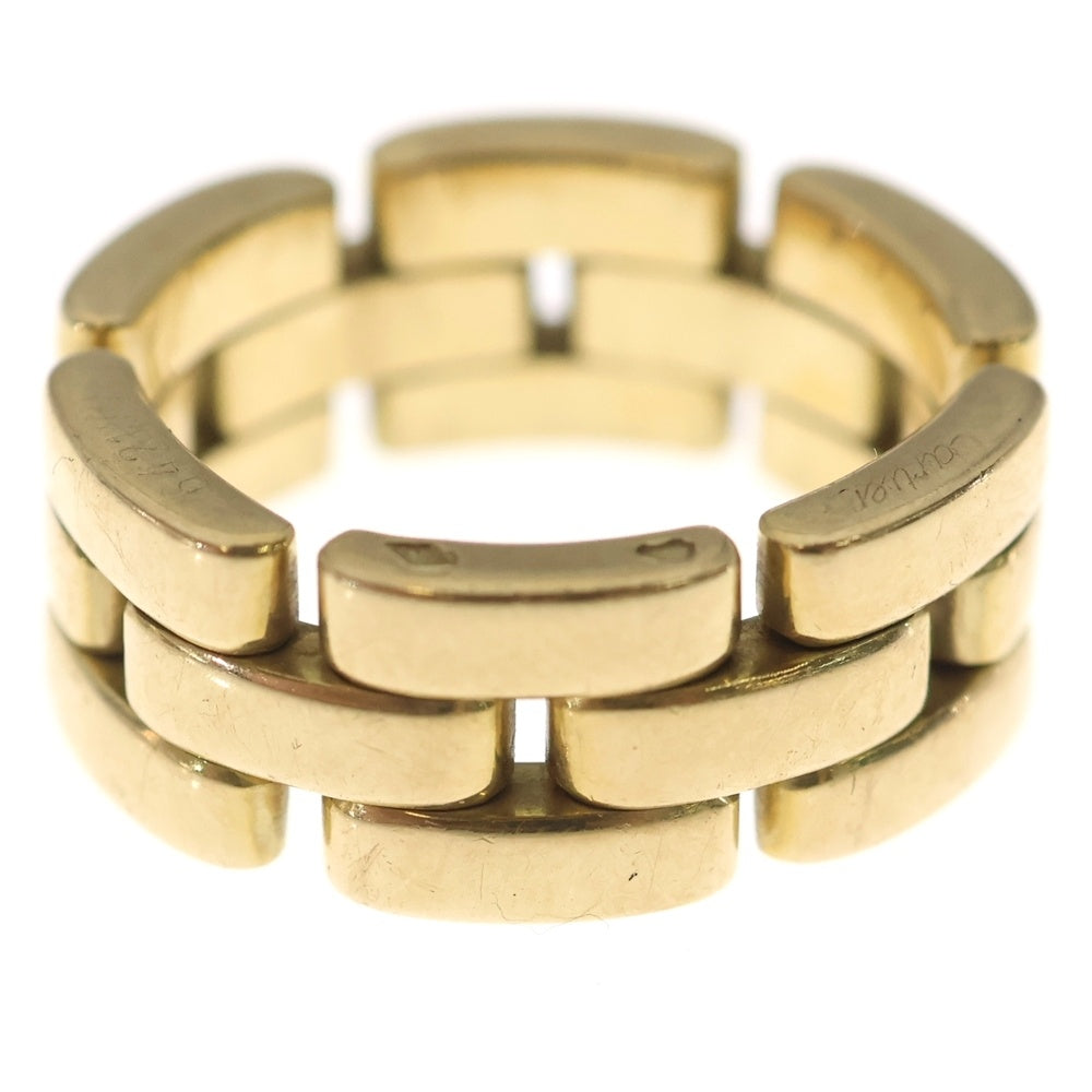 Cartier(カルティエ) Maillon Panth?re Ring Triple Row マイヨンパンテールリング トリプルロウ 3連 Au750 #49 イエローゴールド レディース