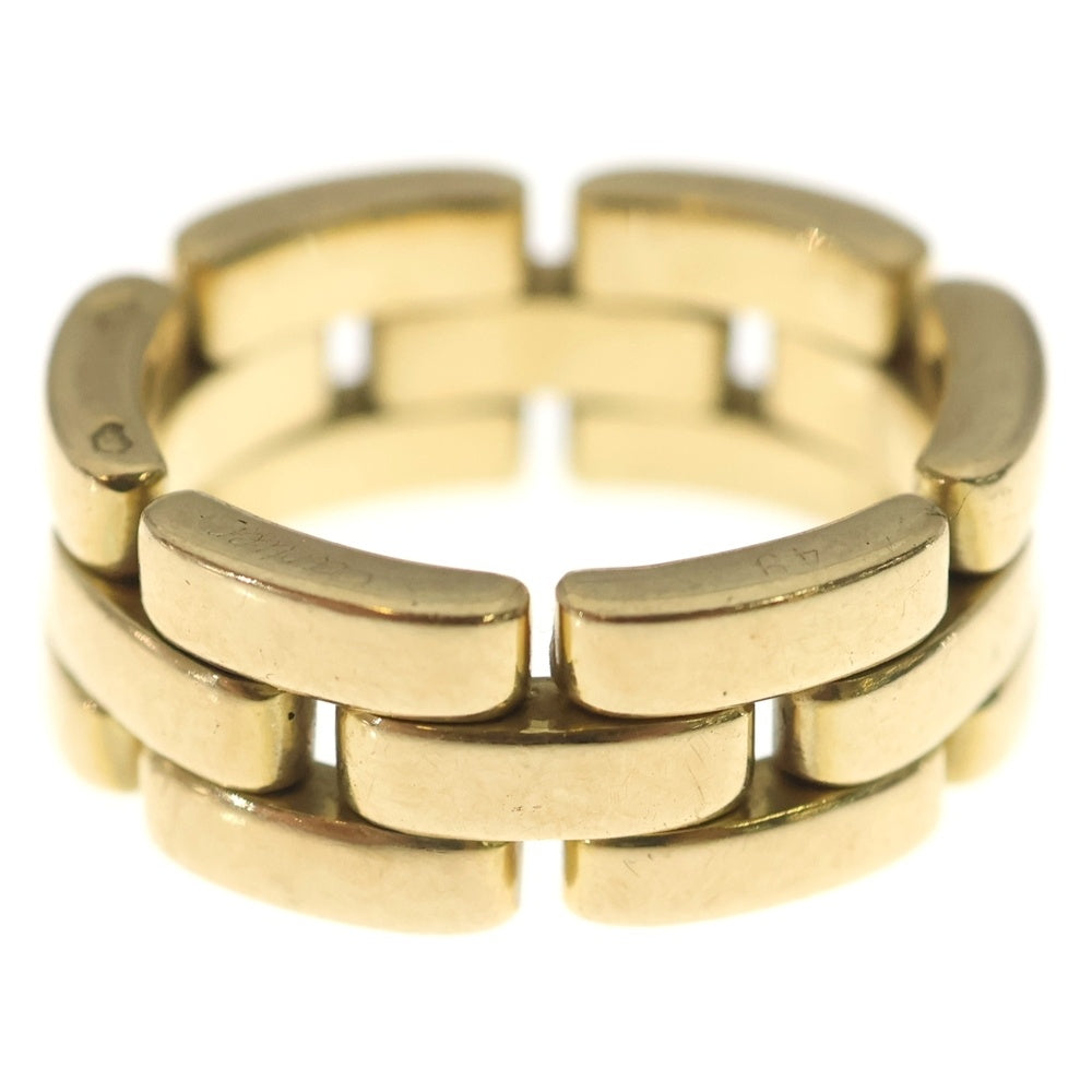Cartier(カルティエ) Maillon Panth?re Ring Triple Row マイヨンパンテールリング トリプルロウ 3連 Au750 #49 イエローゴールド レディース