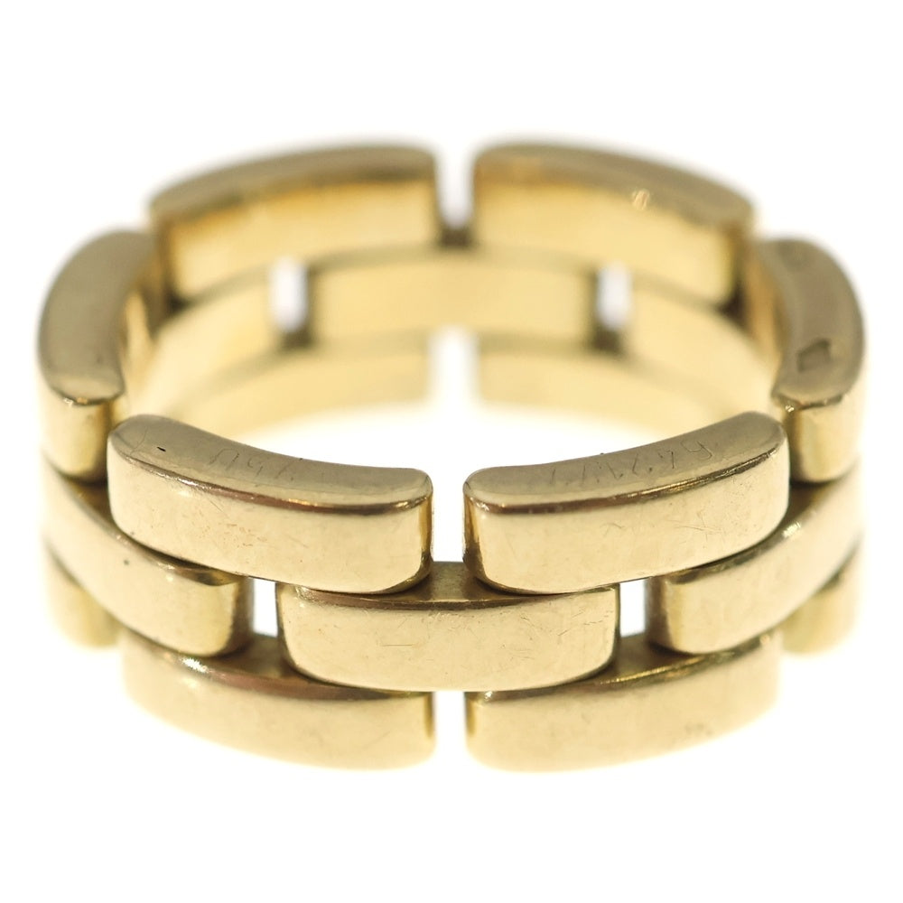 Cartier(カルティエ) Maillon Panth?re Ring Triple Row マイヨンパンテールリング トリプルロウ 3連 Au750 #49 イエローゴールド レディース