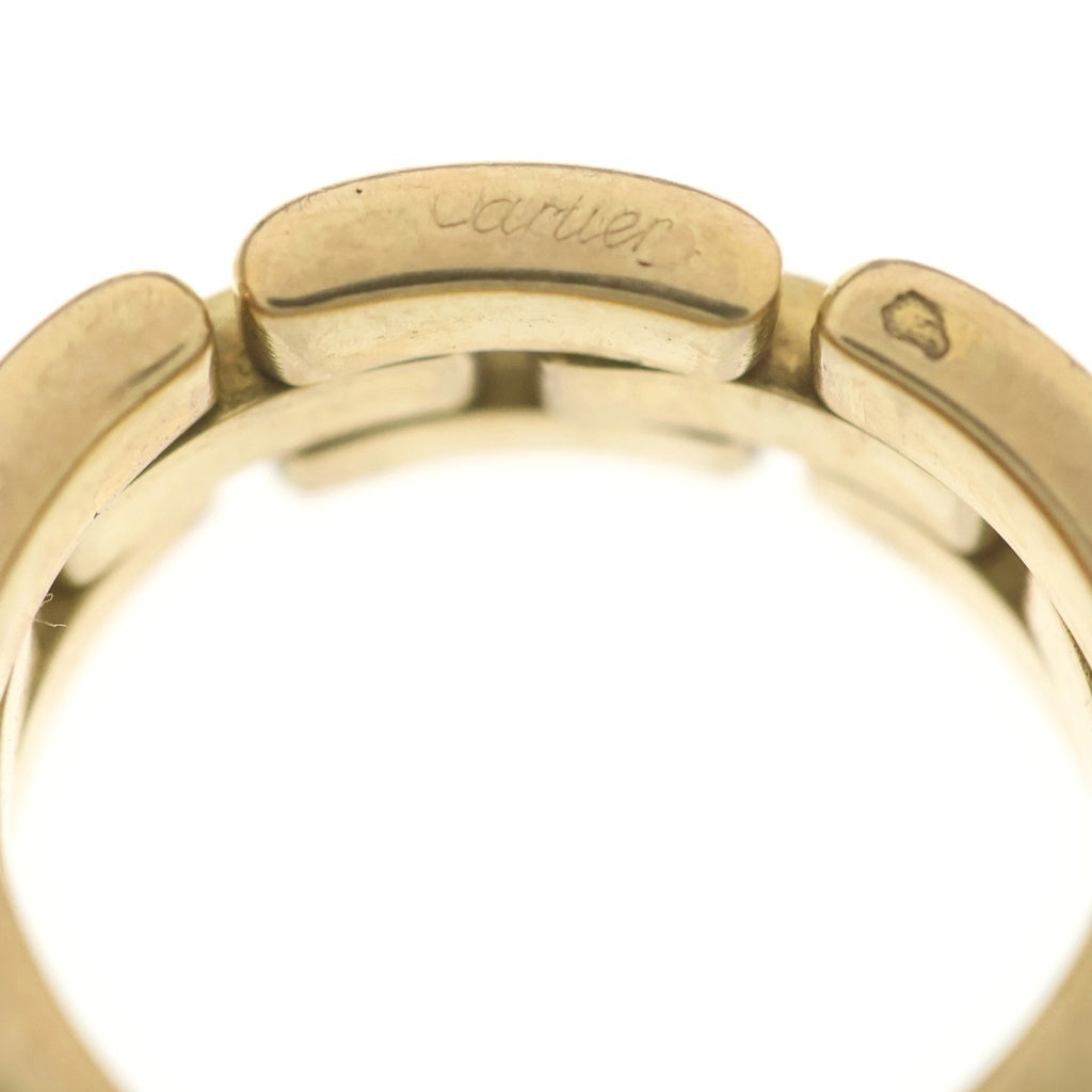 Cartier(カルティエ) Maillon Panth?re Ring Triple Row マイヨンパンテールリング トリプルロウ 3連 Au750 #49 イエローゴールド レディース