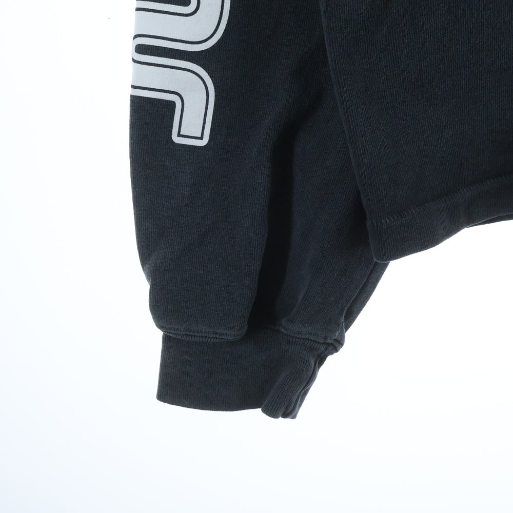 RRR123 RIVINGTON roi Rebis(リヴィントンロイレビス) GARDEN L/S TEE ガーデンロングスリーブティー ロゴプリント長袖Tシャツ カットソー ブラック