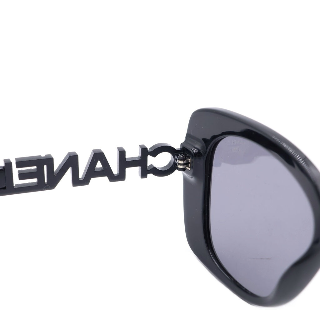 CHANEL(シャネル) スクエア フレーム サングラス メガネ 眼鏡 ブラック 5422-B レディース