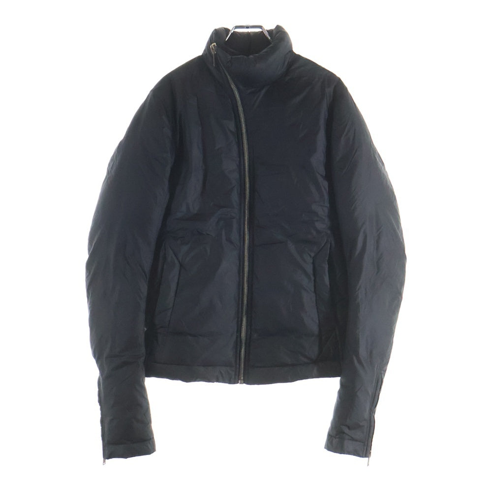 Rick Owens(リックオウエンス) 13AW PLINTH Molino Puff Riders Jacket プリンス期 モリノパフライダースジャケット ジップアップナイロンダウンジャケット RU13F07014-NX ブラック