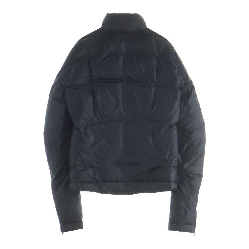 Rick Owens(リックオウエンス) 13AW PLINTH Molino Puff Riders Jacket プリンス期 モリノパフライダースジャケット ジップアップナイロンダウンジャケット RU13F07014-NX ブラック