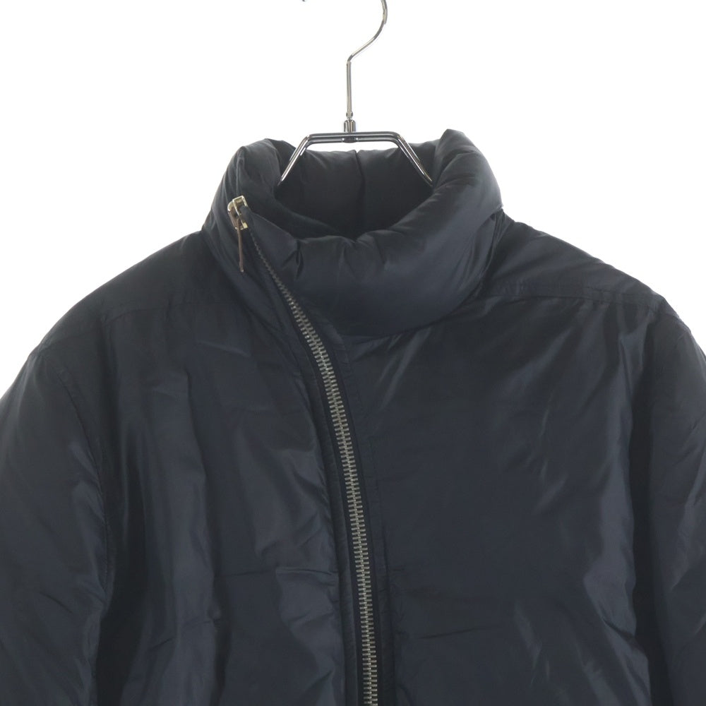 Rick Owens(リックオウエンス) 13AW PLINTH Molino Puff Riders Jacket プリンス期 モリノパフライダースジャケット ジップアップナイロンダウンジャケット RU13F07014-NX ブラック
