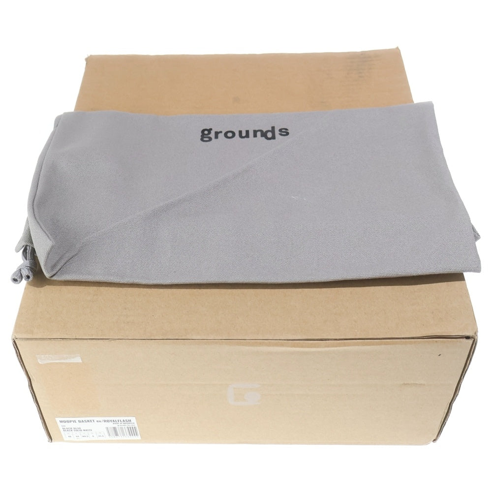 grounds(グラウンズ) MOOPIE BASKET BLUE RF ハイカットスニーカー シューズ 787-4992752 ブラック