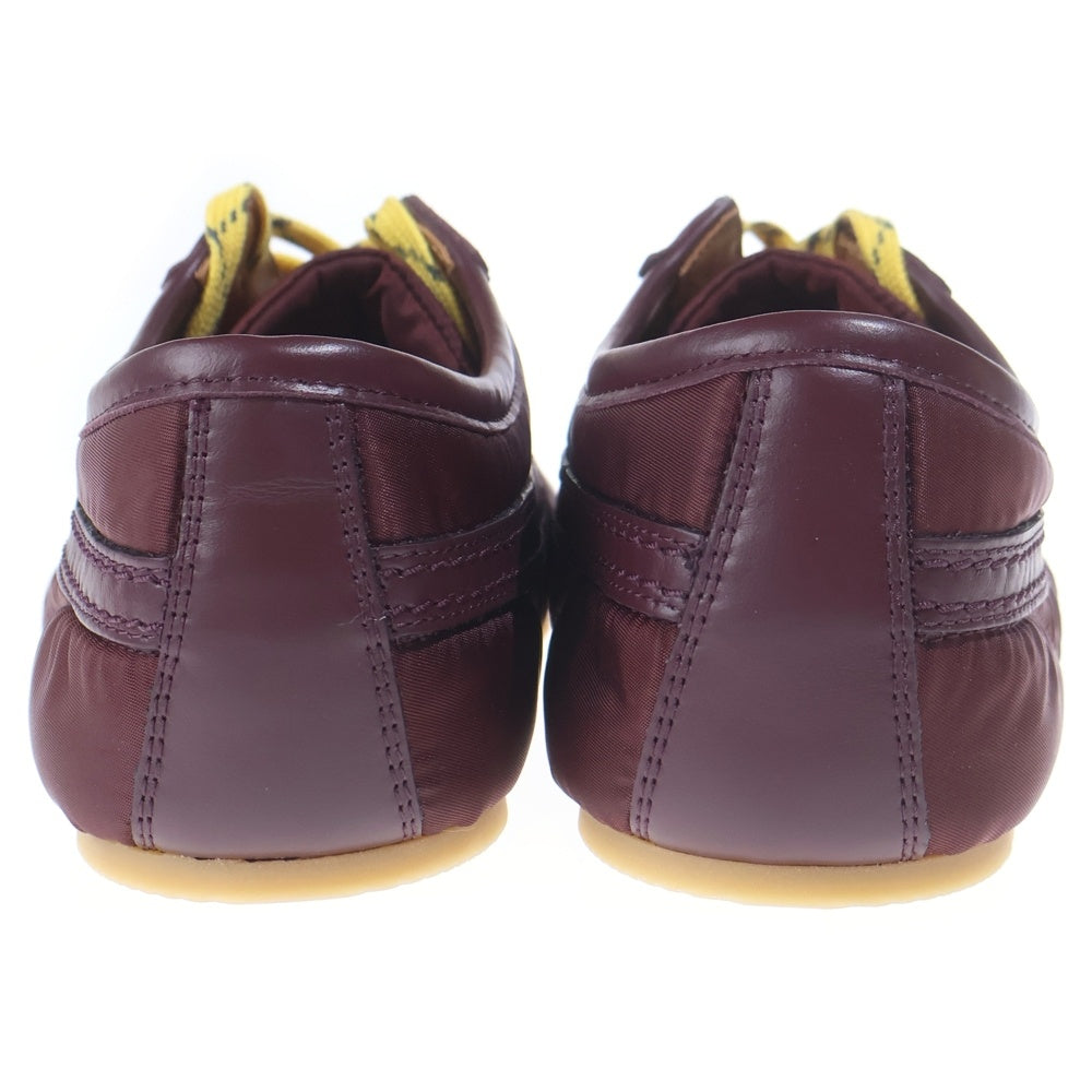 DRIES VAN NOTEN(ドリスヴァンノッテン) Suede & leather sneakers M.L.SHOES QU.601 スウェード レザー ローカットスニーカー シューズ MS252-1510 ボルドー