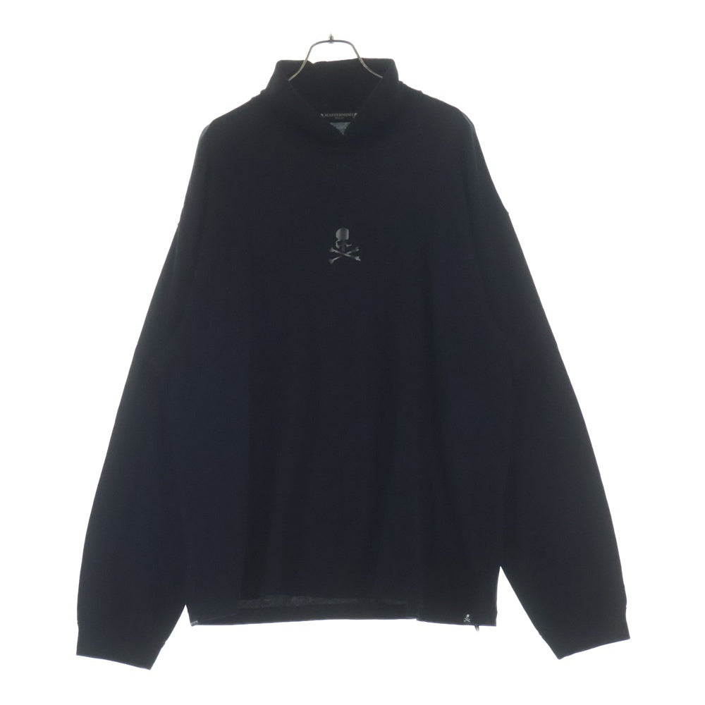 mastermind JAPAN(マスターマインドジャパン) 24SS サンプル ラバーロゴハイネック長袖Tシャツ MW24S13-TS074-012