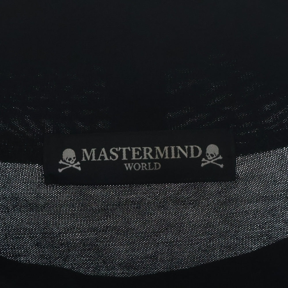 mastermind JAPAN(マスターマインドジャパン) 24SS サンプル ラバーロゴハイネック長袖Tシャツ MW24S13-TS074-012