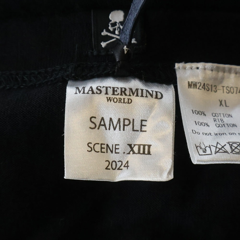 mastermind JAPAN(マスターマインドジャパン) 24SS サンプル ラバーロゴハイネック長袖Tシャツ MW24S13-TS074-012