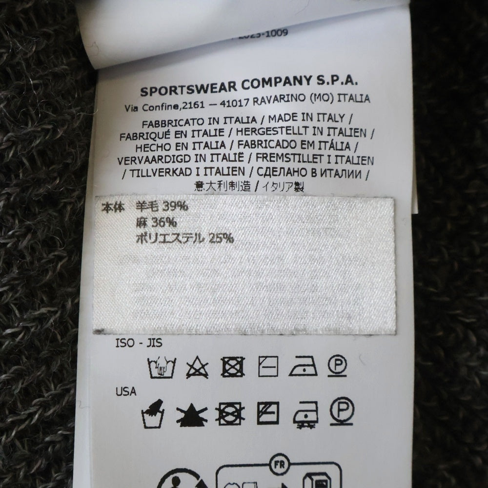 STONE ISLAND(ストーンアイランド) 25AW KNIT REFLECTIVE リフレクティブ ニット K2S155100026 グレー