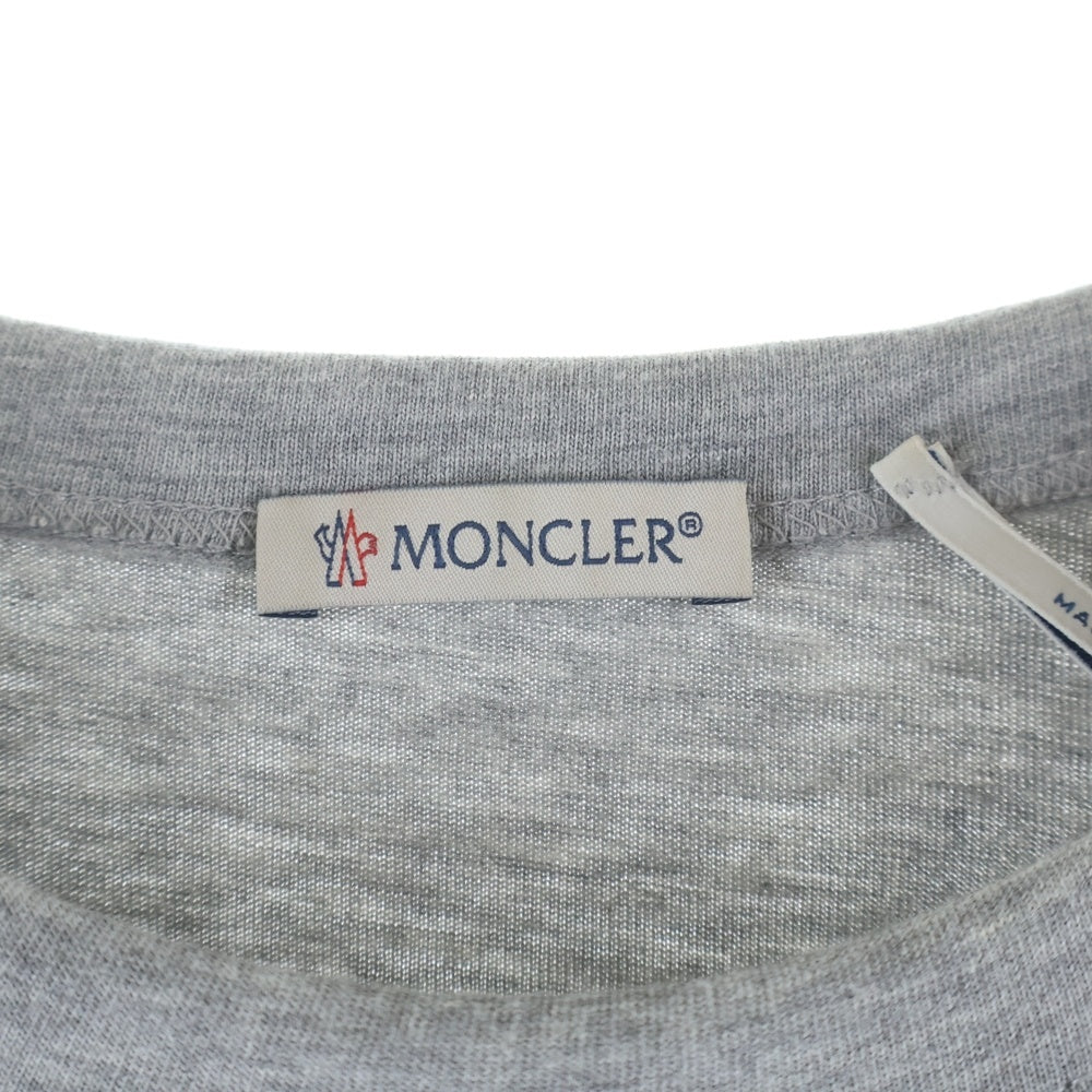 MONCLER(モンクレール) ×KITH MAGLIA T-SHIRT キス ロゴデザイン 半袖Tシャツ カットソー C20968037150 グレー