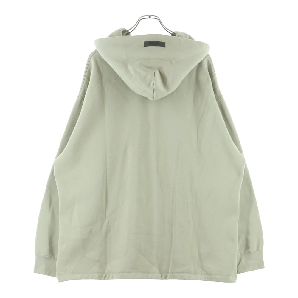 FEAR OF GOD ESSENTIALS(フィアオブゴッド エッセンシャルズ) Felt Logo Hooded Sweatshirts フェルトロゴフーデットスウェットシャツ プルオーバースウェットパーカー ライトグリーン