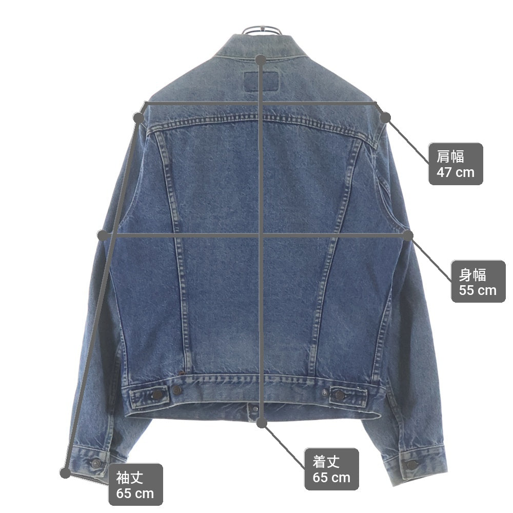 Levi's(リーバイス) 90S 4th USA製 ボタン裏527 デニムジャケット Gジャン インディゴ 71506-0216