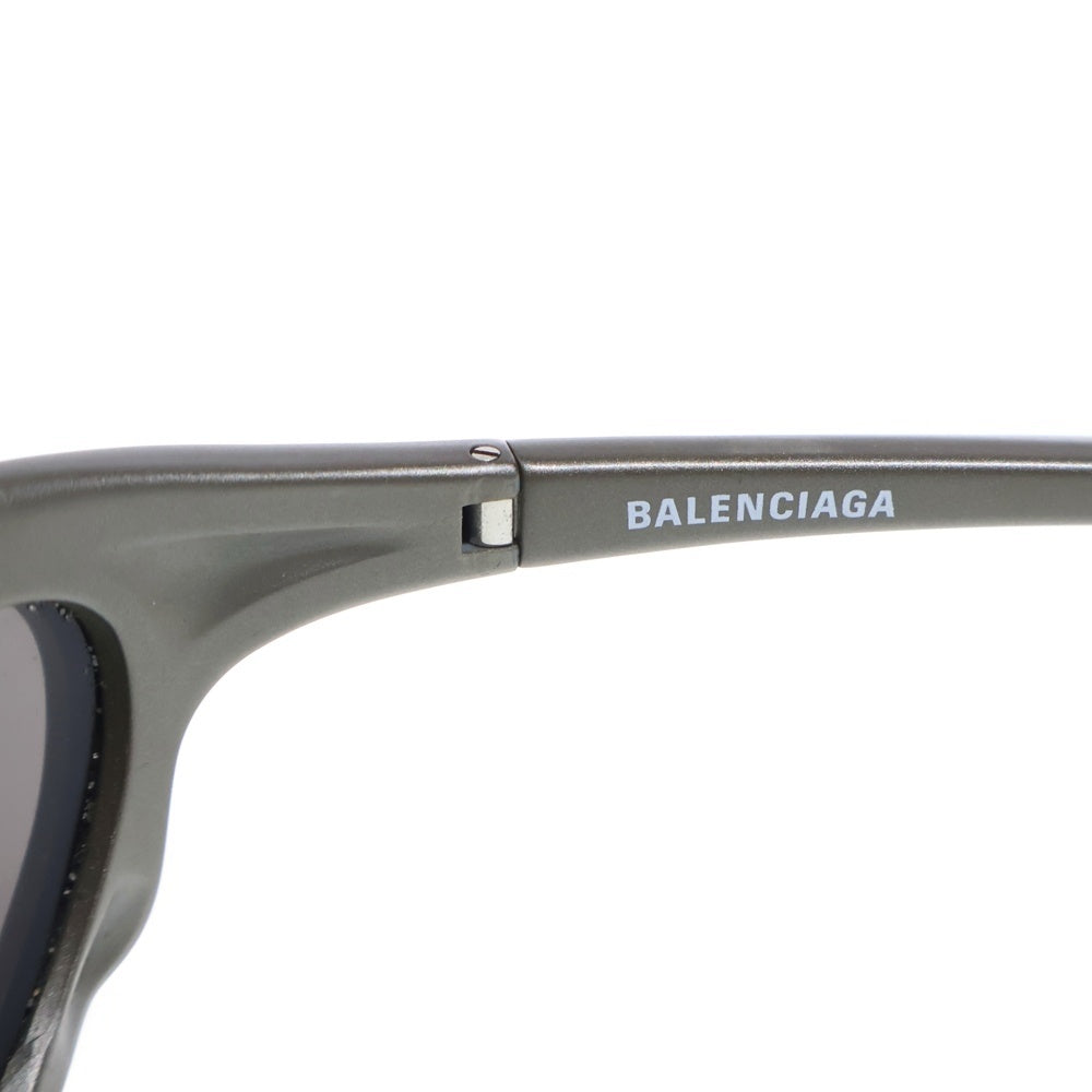 BALENCIAGA(バレンシアガ) BAT RECTANGLE バットレクタングルスポーティフレームサングラス グレー BB0229S