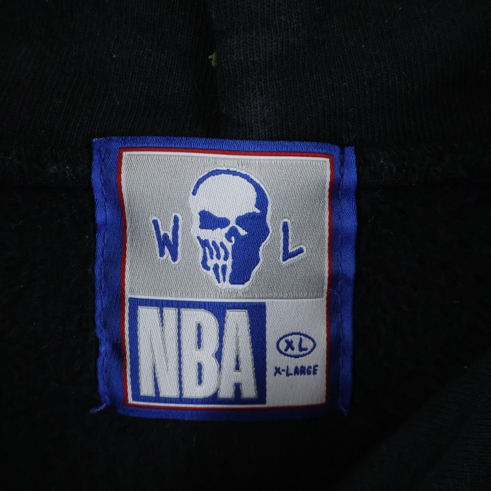 Warren Lotas(ウォーレンロータス) ×NBA Los Angels Clippers Hoodie ×エヌビーエー ロサンゼルスクリッパーズフーディー グラフィックプリントプルオーバースウェットパーカー ブラック
