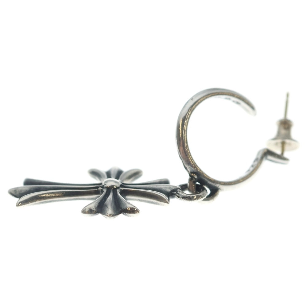 CHROME HEARTS(クロムハーツ) TINY CH CROSS タイニーCHクロス フープピアス シルバー BCA115