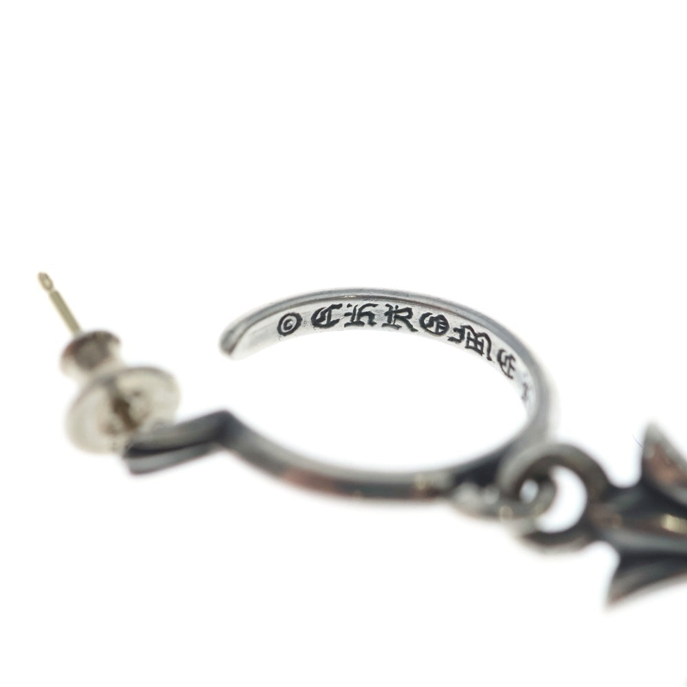 CHROME HEARTS(クロムハーツ) TINY CH CROSS タイニーCHクロス フープピアス シルバー BCA115