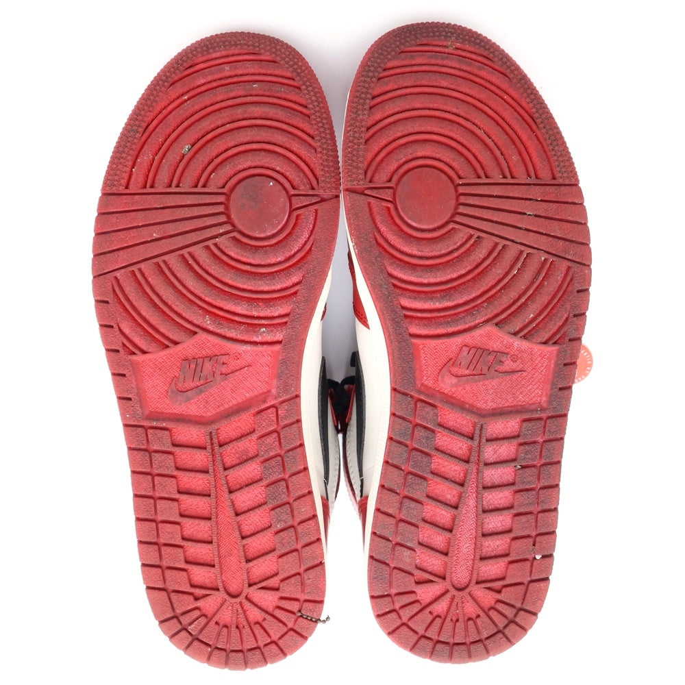 NIKE(ナイキ) AIR JORDAN 1 LOST & FOUND CHICAGO エアジョーダン1 ロスト ファウンド シカゴ ハイカットスニーカー ホワイト/レッド/ブラック US10/28cm DZ5485-612