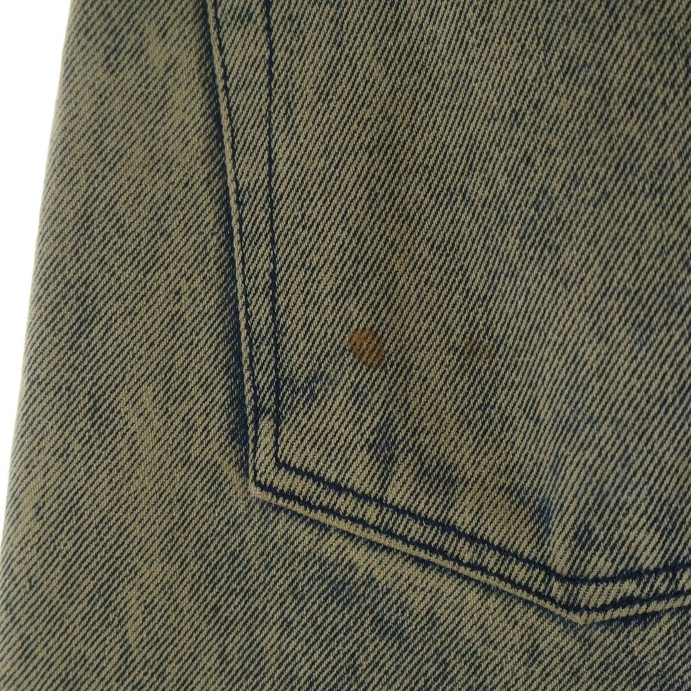 Y/PROJECT(ワイプロジェクト) Tudor Straight Jeans チューダーストレートジーンズ デザインヘムジップフライデニムパンツ インディゴ