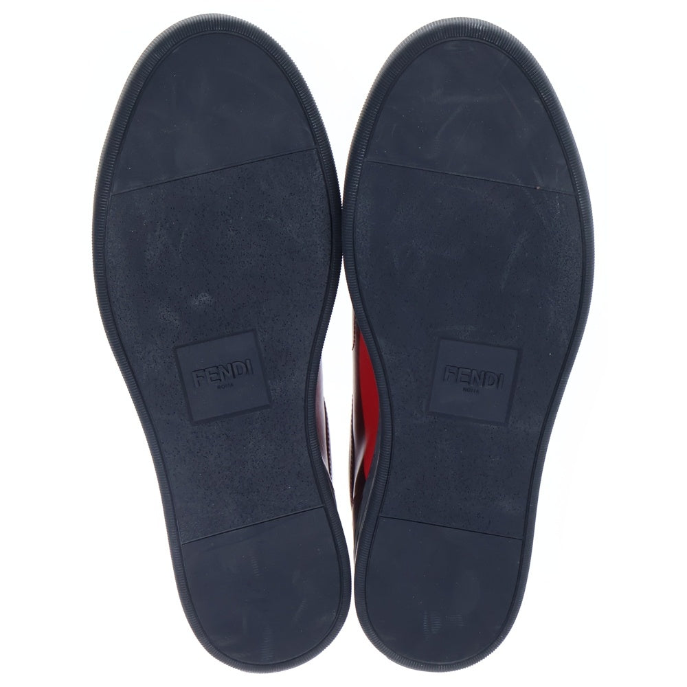 FENDI(フェンディ) レースアップ ローカットスニーカー レッド/ブラック 1031