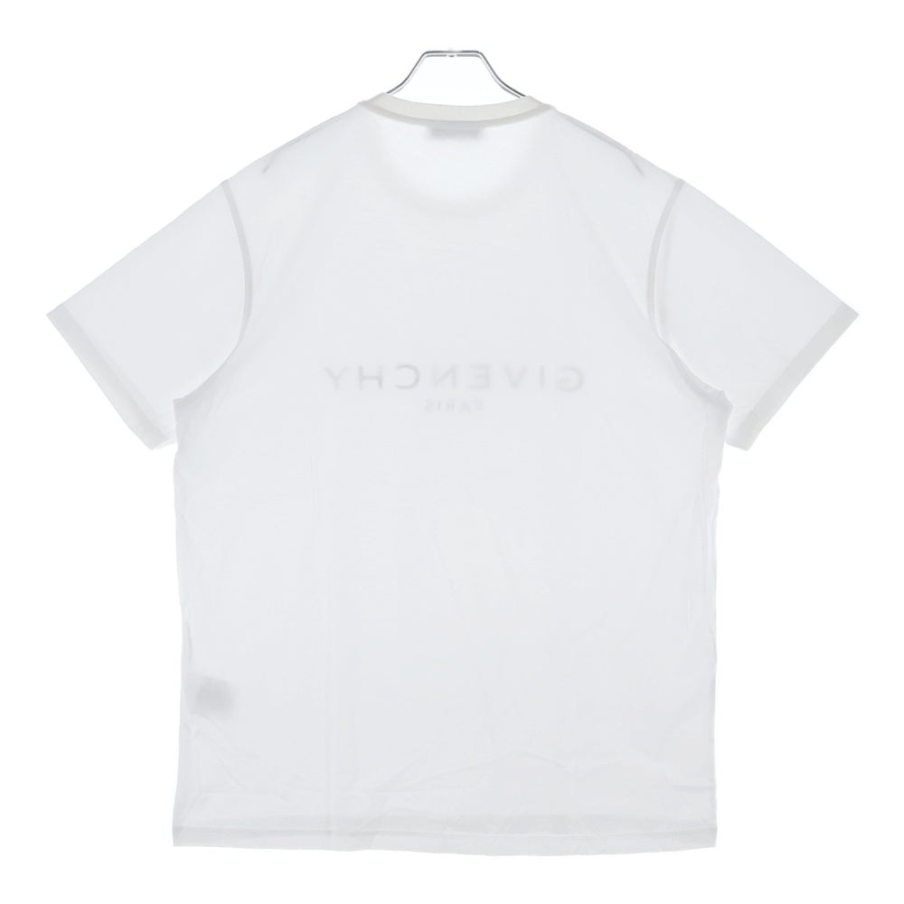 GIVENCHY(ジバンシィ) LOGO T-SHIRT ロゴデザイン 半袖Tシャツ カットソー ホワイト BM70YN3002