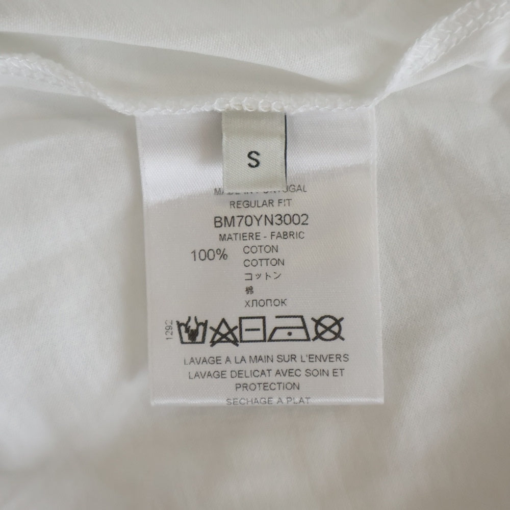 GIVENCHY(ジバンシィ) LOGO T-SHIRT ロゴデザイン 半袖Tシャツ カットソー ホワイト BM70YN3002