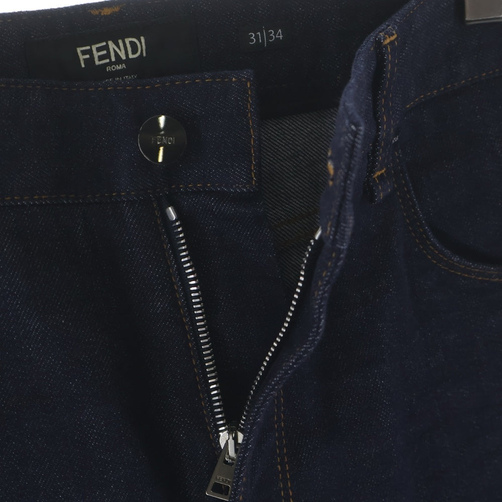 FENDI(フェンディ) サイドカラーライン デニムパンツ インディゴ FLP201 AGZR