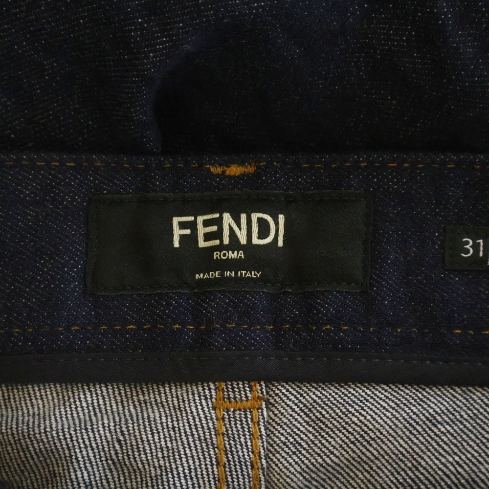 FENDI(フェンディ) サイドカラーライン デニムパンツ インディゴ FLP201 AGZR