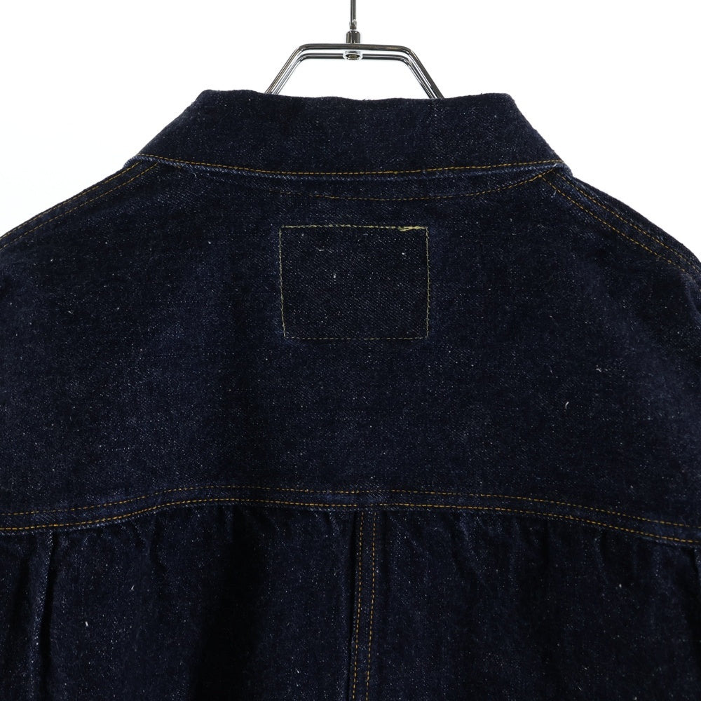 READY MADE(レディメイド) 23AW Denim Jacket デニムジャケット ヴィンテージ加工Tバックデニムジャケット RE-CO-BL-00-00-241 インディゴ