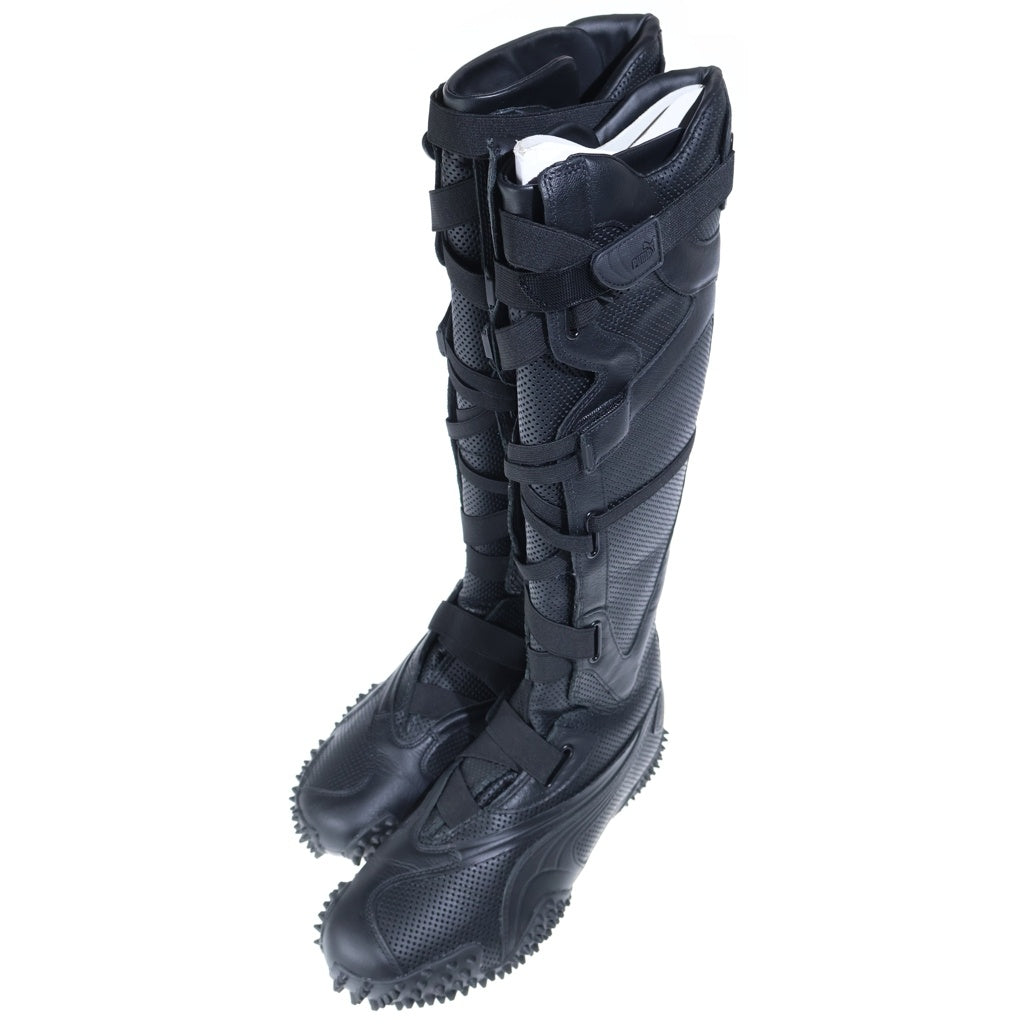 PUMA(プーマ) MOSTRO BOOT LEATHER モストロ ブーツ レザー スニーカー ブラック レディース US8/24.5cm 401563-02