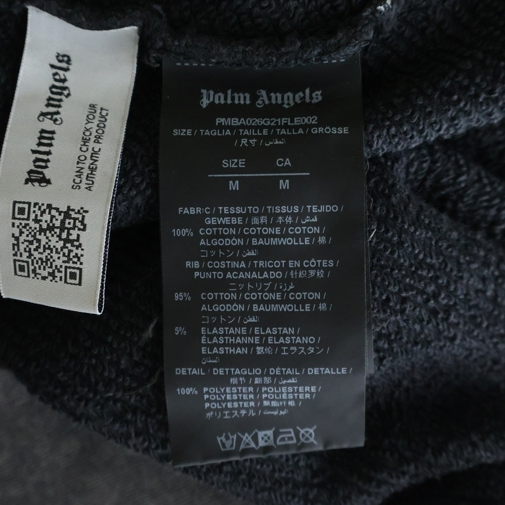 Palm Angels(パームエンジェルス) x Factory Records Faded Music Graphic Sweatshirt ファクトリーレコード プリントデザイン スウェット グレー PMBA026G21FLE002