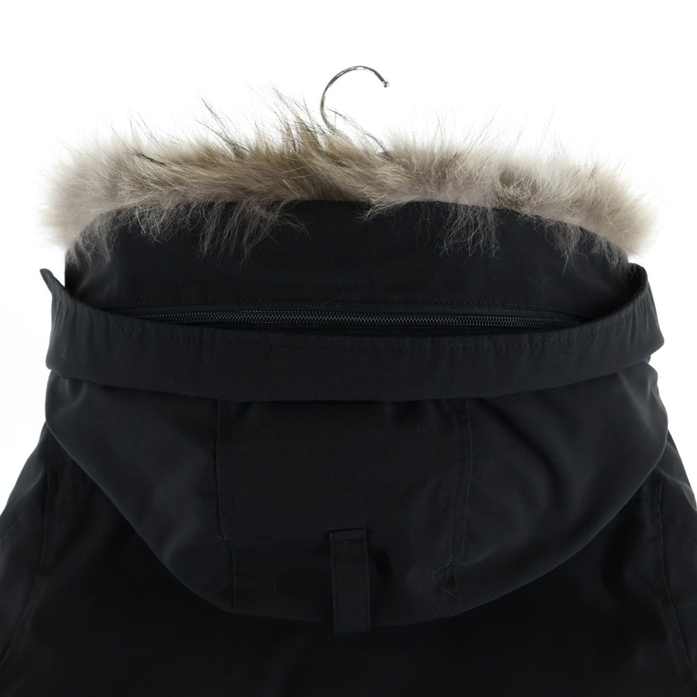 CANADA GOOSE(カナダグース) RUSSELL PARKA ラッセル ファーフーデッドダウンジャケット パーカー ブラック 2301JM