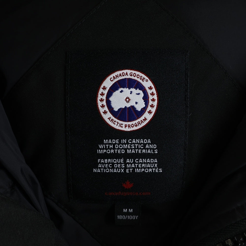 CANADA GOOSE(カナダグース) RUSSELL PARKA ラッセル ファーフーデッドダウンジャケット パーカー ブラック 2301JM