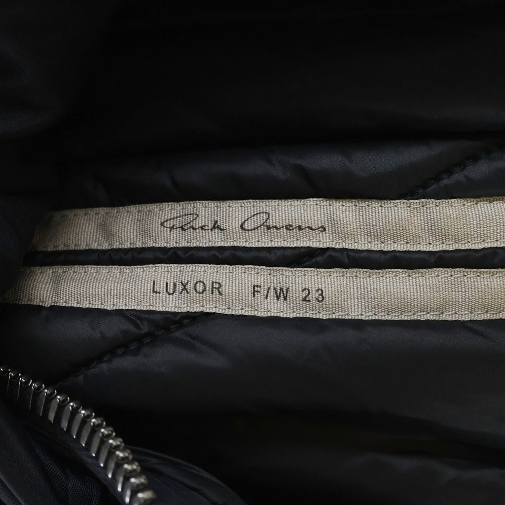 Rick Owens(リックオウエンス) 23AW CROPPED ALICE PARKA JACKET クロップド アリスパーカー ナイロンボンバージャケット ブラック RR02C7713-BR