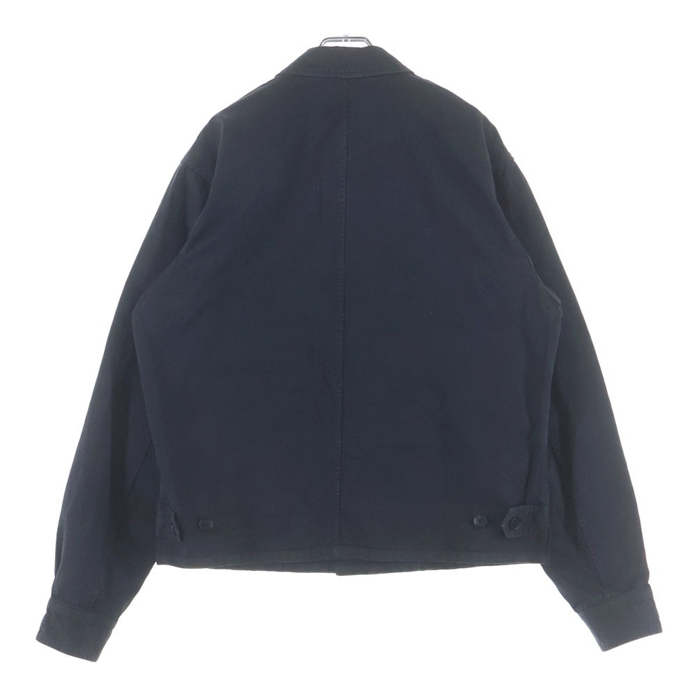AURALEE(オーラリー) 26SS Garment-Dyed Finx Light Chino Blouson ガーメントダイフィンクスライトチノブルゾン ボタンダウンレギュラーフィットジャケット A26SB01LF ブラック