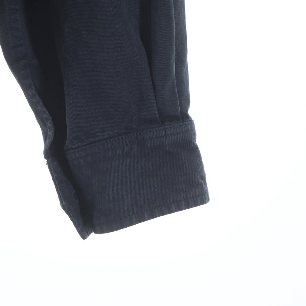 AURALEE(オーラリー) 26SS Garment-Dyed Finx Light Chino Blouson ガーメントダイフィンクスライトチノブルゾン ボタンダウンレギュラーフィットジャケット A26SB01LF ブラック